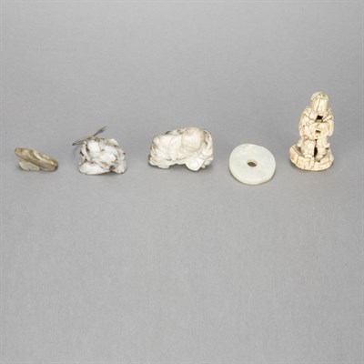 Lot 123 - Group of Five Chinese Articles Ming Dynasty...