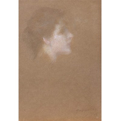 Lot 188 - Thomas Wilmer Dewing American, 1851-1938...