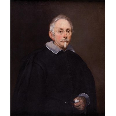 Lot 33 - Genoese School Portrait of a Gentleman Oil on...