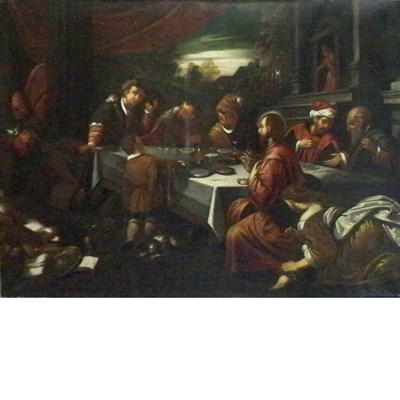 Lot 30 - Follower of Jacopo Bassano The Feast in the...