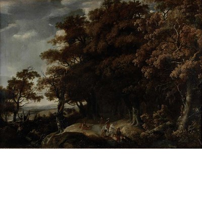 Lot 61 - Dutch School 17th Century Landscape with a...