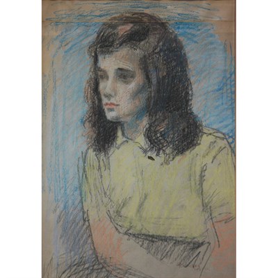 Lot 42 - Raphael Soyer American, 1899-1987 Portrait of...