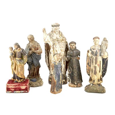 Lot 170 - Italian Baroque Style Painted Figure Depicting...