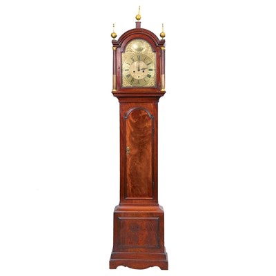 Lot 401 - George III Mahogany Tall Case Clock Third...