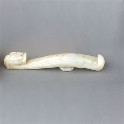 Lot 71 - Chinese Celadon Jade Buckle 18th Century...