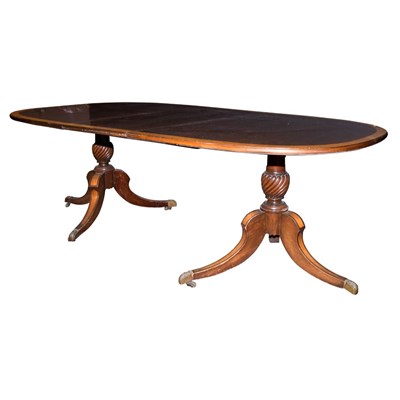 Lot 268 - George III Style Banded Mahogany...