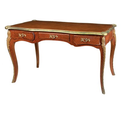 Lot 695 - Louis XV Style Gilt-Metal Mounted Mahogany...