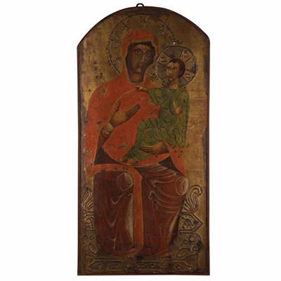 Lot 41 - Dalmatian School 19th Century Madonna and...