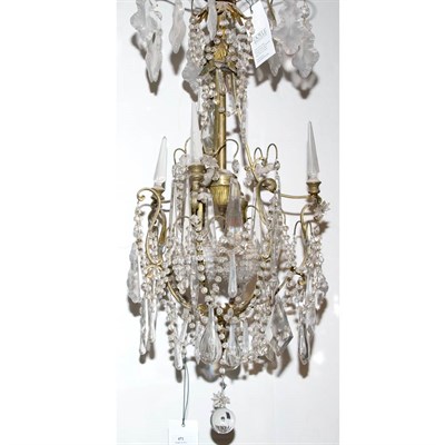 Lot 471 - Louis XV Style Gilt-Metal and Glass...