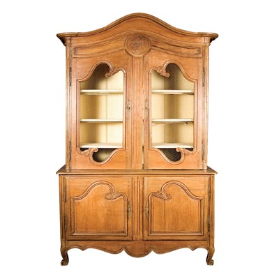 Lot 72 - Provincial Louis XV Style Walnut Buffet a Deux...