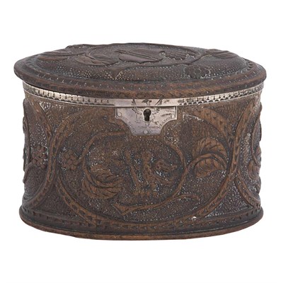 Lot 293 - English Mulberry Tea Caddy 18th Century Of...