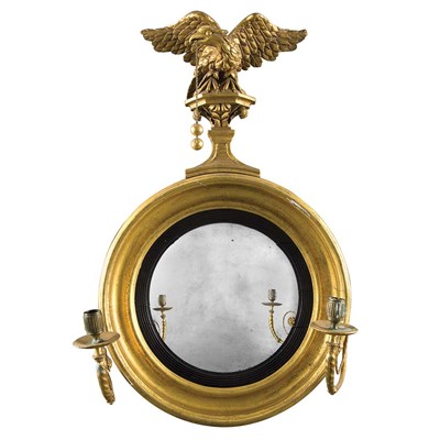 Lot 112 - Classical Gilt-Wood and Composition Girandole...