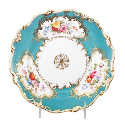 Lot 448 - Set of Eleven English Porcelain Fruit Plates...