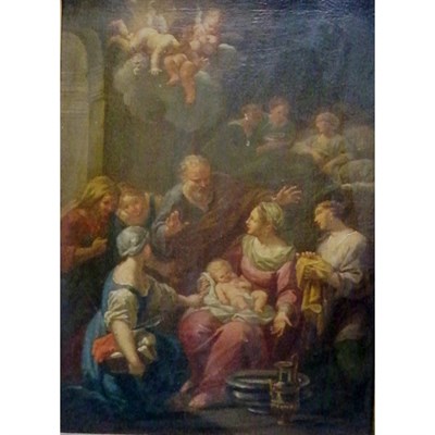 Lot 75 - French School 17th/18th Century The Birth of...