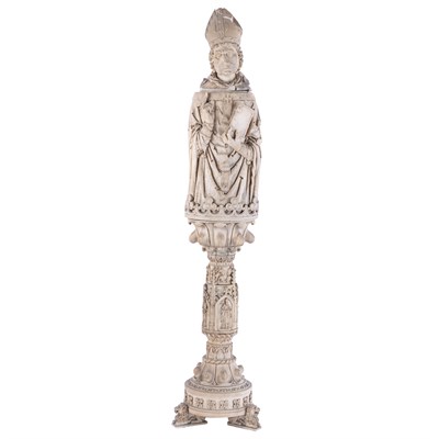 Lot 140 - French Carved Ivory Vessel 19th Century Carved...