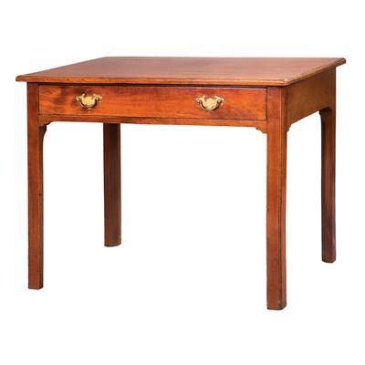 Lot 418 - George III Mahogany Work Table Late 18th...