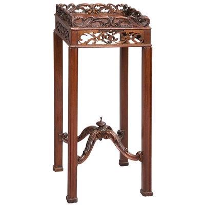 Lot 404 - George III Mahogany Kettle Stand The...