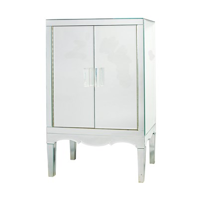 Lot 183 - 20th Century Design Mirrored Side Cabinet...