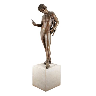 Lot 195 - Grand Tour Figure Italy, 19th century Bronze,...