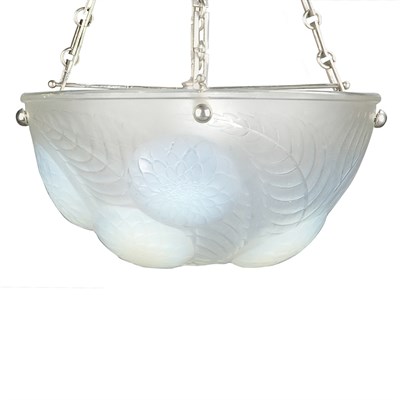 Lot 182 - Rene Lalique French, 1860-1945 Dahlias...
