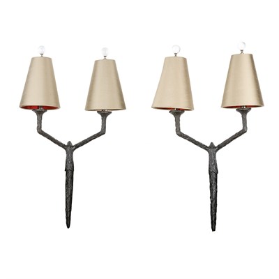Lot 180 - 20th Century Design Pair of Giacometti Style...