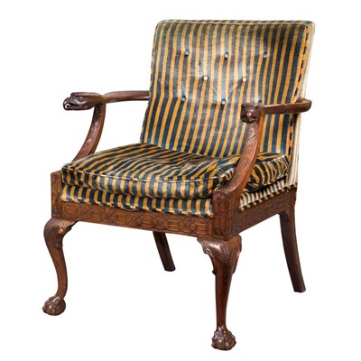 Lot 262 - George II Mahogany Armchair 18th/19th Century...