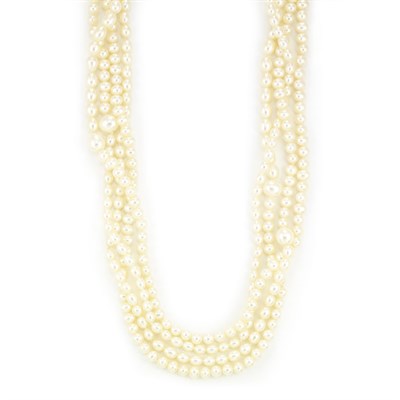 Lot 461 - Long Freshwater Pearl Necklace, Tiffany & Co.