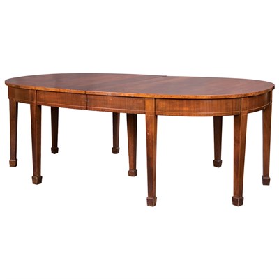 Lot 134 - Regency Style Mahogany Dining Table With four...