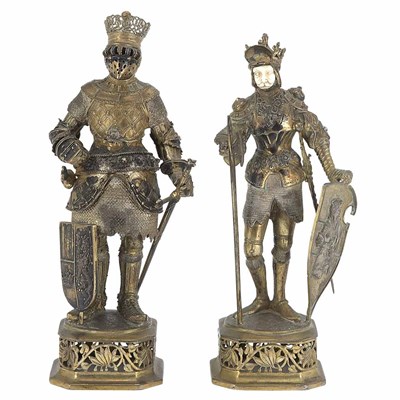 Lot 245 - Pair of German Parcel Gilt Silver and Silver...
