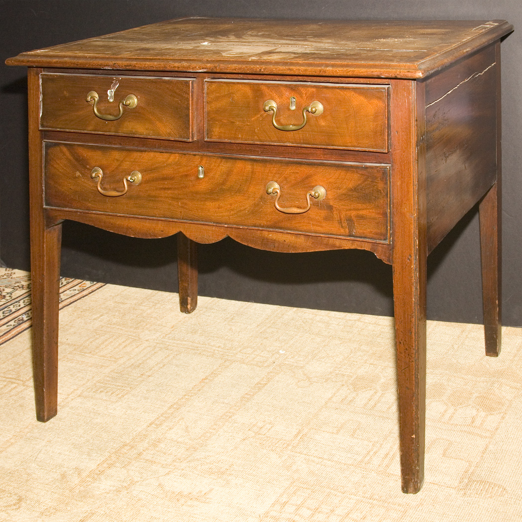 Lot 140 - George III Mahogany Dressing Table Height 28...