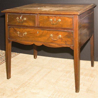 Lot 140 - George III Mahogany Dressing Table Height 28...