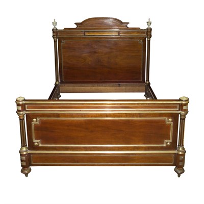 Lot 608 - Louis XVI Style Gilt-Metal Mounted Mahogany...