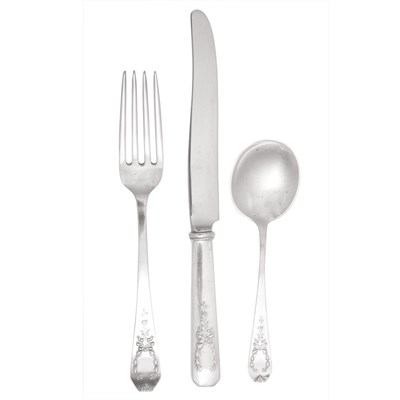 Lot 170 - Gorham Sterling Silver Flatware Service Total...