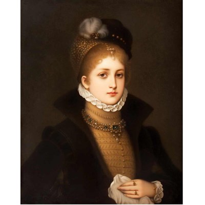 Lot 604 - Unframed KPM Porcelain Plaque of Philippine...