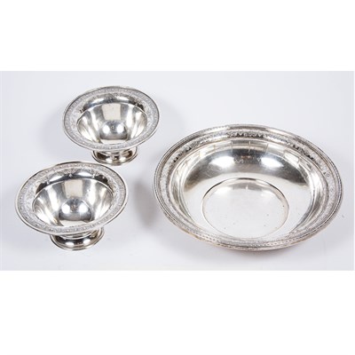 Lot 359 - Two Sterling Silver Bowls; Together with a...