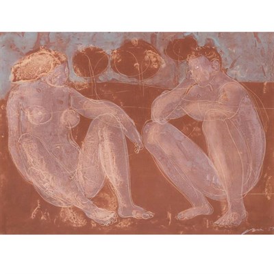 Lot 117 - Hans Erni Swiss, b. 1909 The Conversation...