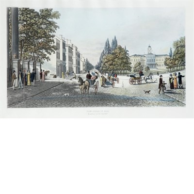 Lot 98 - Sidney F. Lucas NEW YORK IN 1819 Hand-colored...
