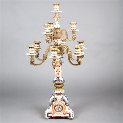 Lot 490 - Pair of Rococo Style Gil-Metal Mounted...
