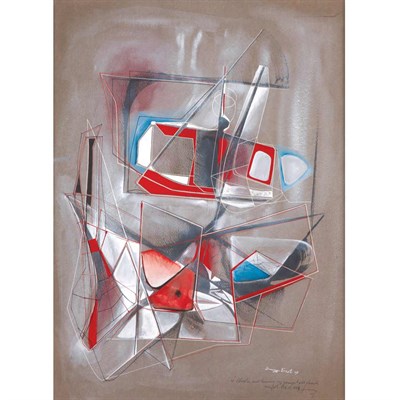 Lot 98 - Jimmy Ernst American, 1920-1984 Abstract, 1949...