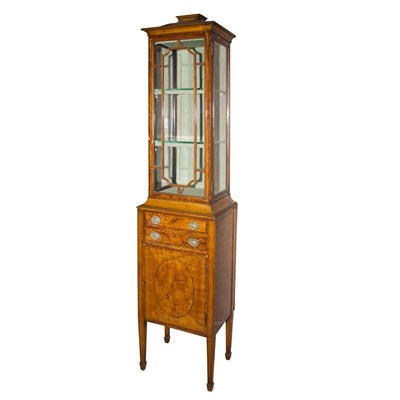Lot 561 - Edwardian Inlaid Satinwood Vitrine First...