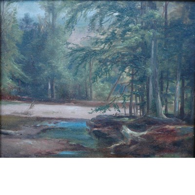 Lot 3 - Homer Dodge Martin American, 1836-1897 Wooded...