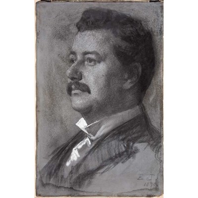 Lot 30 - Attributed to Eastman Johnson Portrait of Seth...