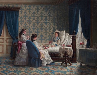 Lot 29 - Edwin Howland Blashfield American, 1848-1936...