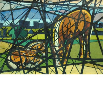 Lot 72 - Hildegard Rath American, 1909-1994 Horses...