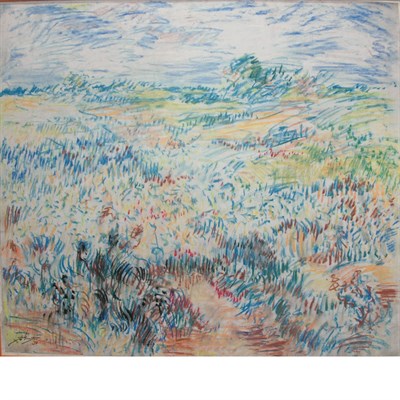 Lot 41 - Jelle Hoogstra Dutch, b. 1924 A Field in Bloom,...