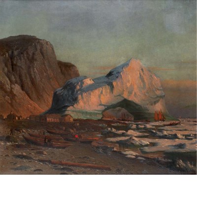 Lot 186 - William Bradford American, 1823-1892 The Ice...