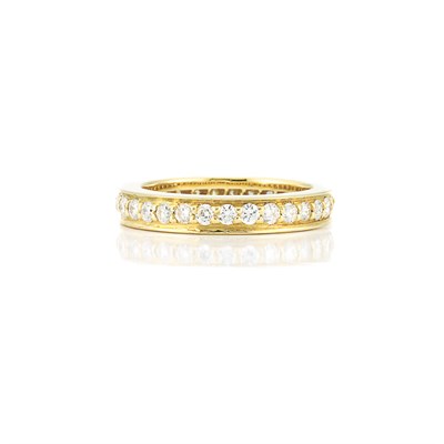 Lot 185 - Gold and Diamond Band Ring
