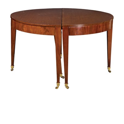 Lot 440 - Directoire Mahogany Dining Table With three...