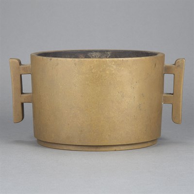 Lot 331 - Chinese Bronze Censer 19th Century Of...