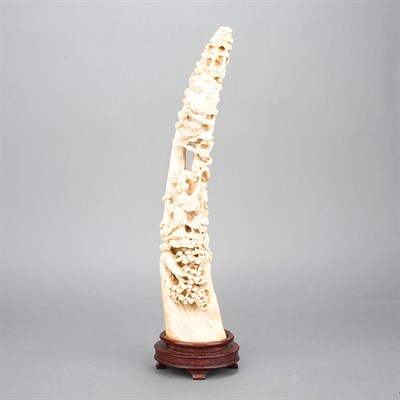 Lot 68 - Chinese Ivory Figural Carving 19th/20th...